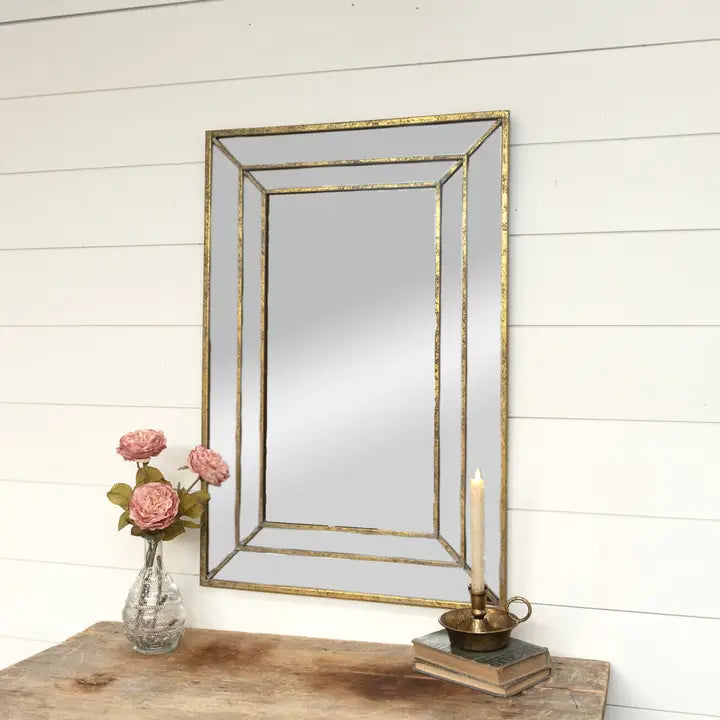 Gold Framed Wall Mirror