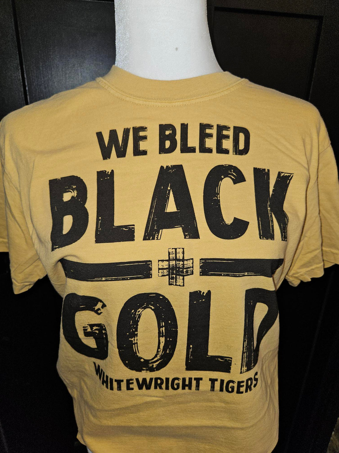 We Bleed Black + Gold Spirit Tee