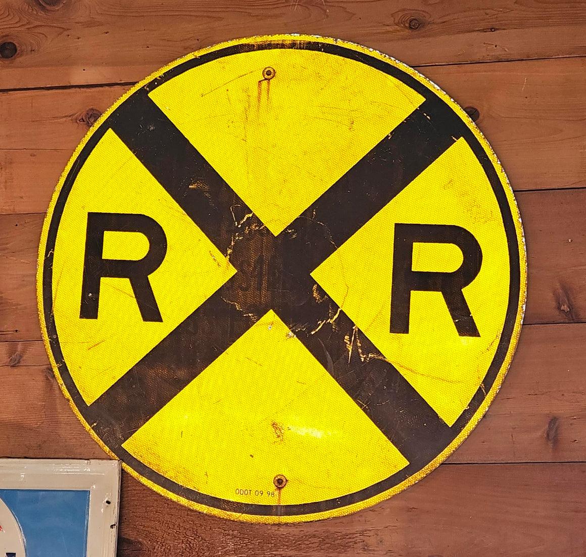 Railroad Crossing sign