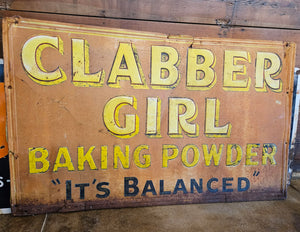 Clabber Girl Baking Powder Metal Sign