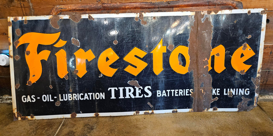 Firestone Metal Sign