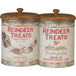 Reindeer Treats Canister