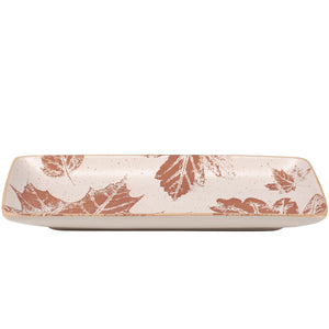 Fall Leaves Rectangular Platter