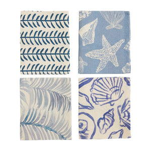 Blue & White Sea Tea Towels