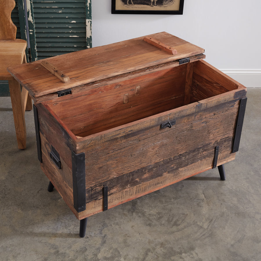 Handcrafted Salwood Storage Chest