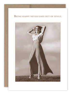 "Being Happy" - Shannon Martin Birthday Cards