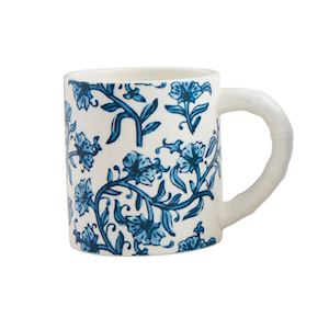 Cornflower Block Print Mug