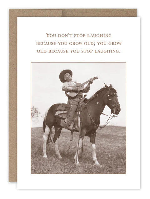 "Don't Stop Laughing" - Shannon Martin Birthday Cards