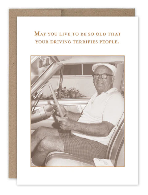 "Driving" - Shannon Martin Birthday Card