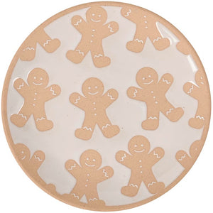 Small Gingerbrad Man Plate