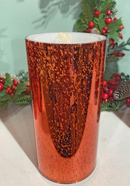 Red Mercury Water Fountain Candle