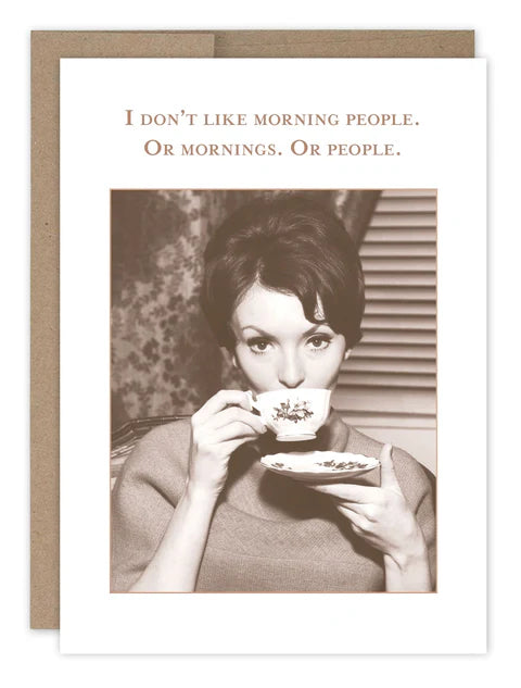 "Morning People" - Shannon Martin Birthday Cards