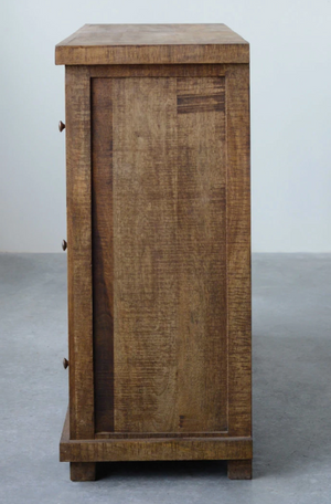 Mango Wood Cabinet with Drawers