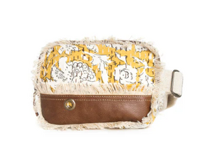 Golden Prairie Leaf Fanny Pack Bag