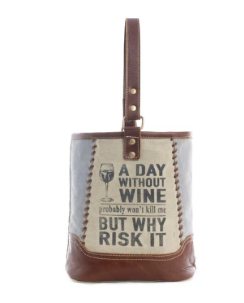 Why Risk It Double Wine Bag