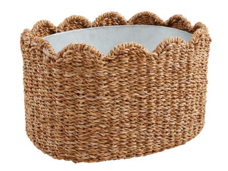 Woven Scallop Party Tub