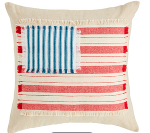 American Flag Applique Pillow