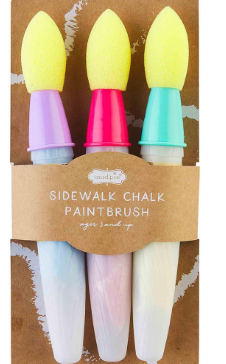 Pink Paint Brush Chalk Set