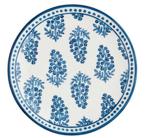 Blooms Print Salad Plate