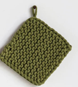 Cotton Crocheted Pot Holder