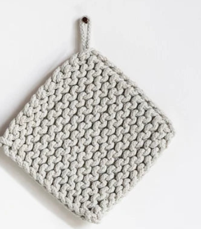 Cotton Crocheted Pot Holder