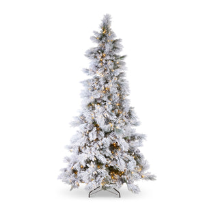 "DC" 9' Pre-Lit Flocked Pine Tree