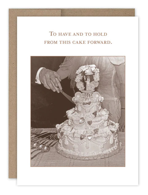 "This Cake Forward" - Shannon Martin Wedding Cards