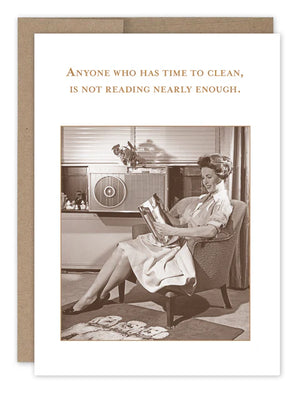 "Time To Clean" - Shannon Martin Birthday Cards