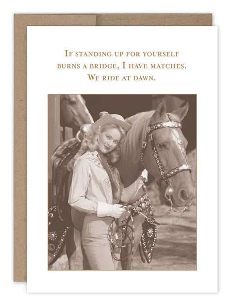 "We Ride At Dawn" - Shannon Martin What A Hoot Cards