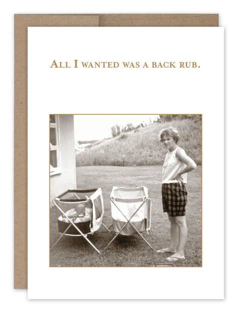 "All I Wanted..." - Shannon Martin What A Hoot Card