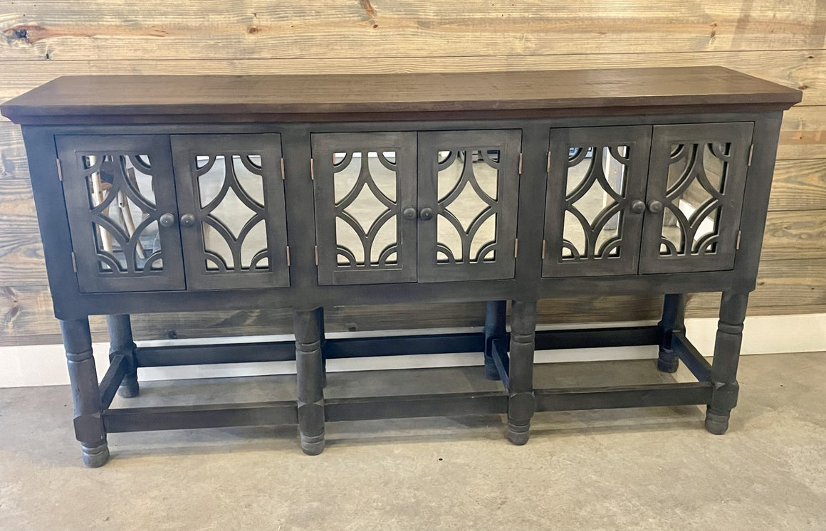 Gray French Credenza