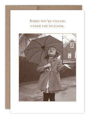 "Under The Weather" - Shannon Martin Get Well Soon Card