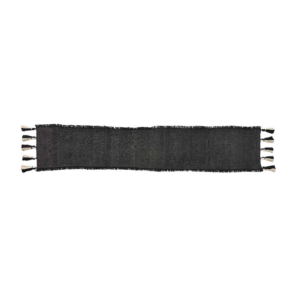 Ponchaa Black Table Runner