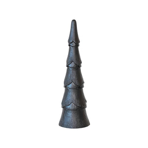 Black Mango Wood Christmas Tree 14"