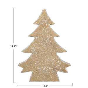 Distressed White or Gold Wooden Christmas Tree