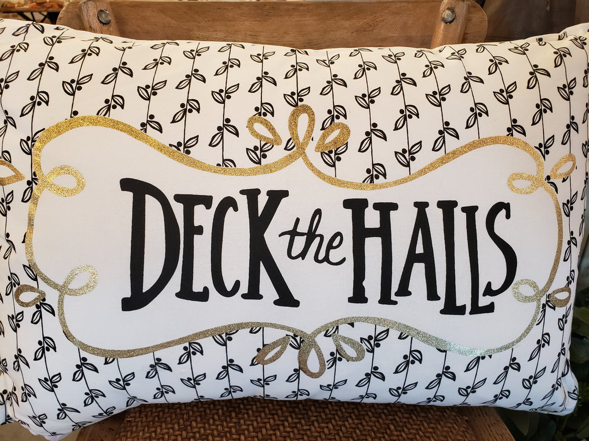 Deck the Halls/Thrill of Hope Cotton Lumbar