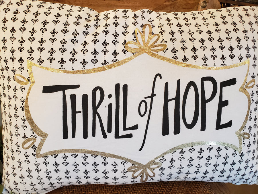 Deck the Halls/Thrill of Hope Cotton Lumbar