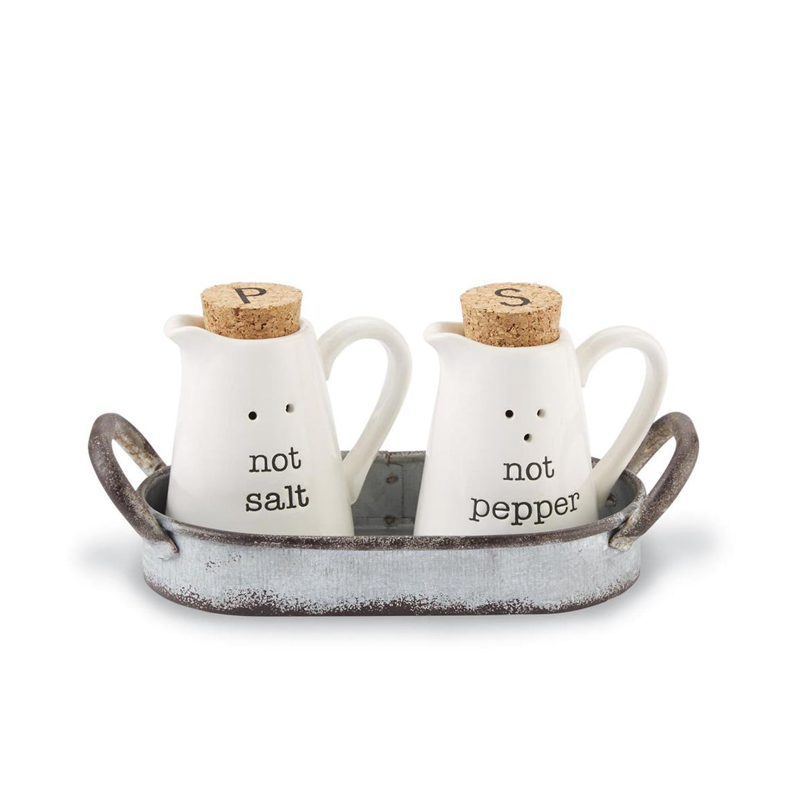 Not Salt & Pepper Caddy Set