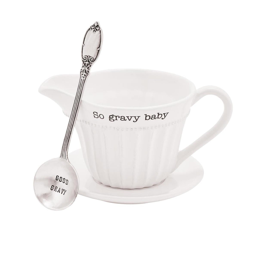 GRAVY BOAT SET