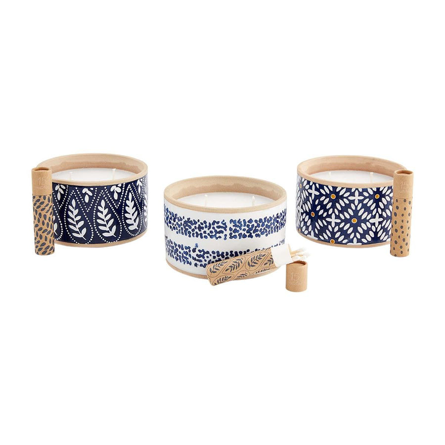 Indigo Candle & Match Sets