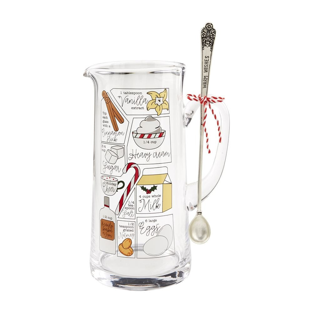 Eggnog Pitcher Set