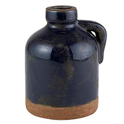 Navy Jug Vase