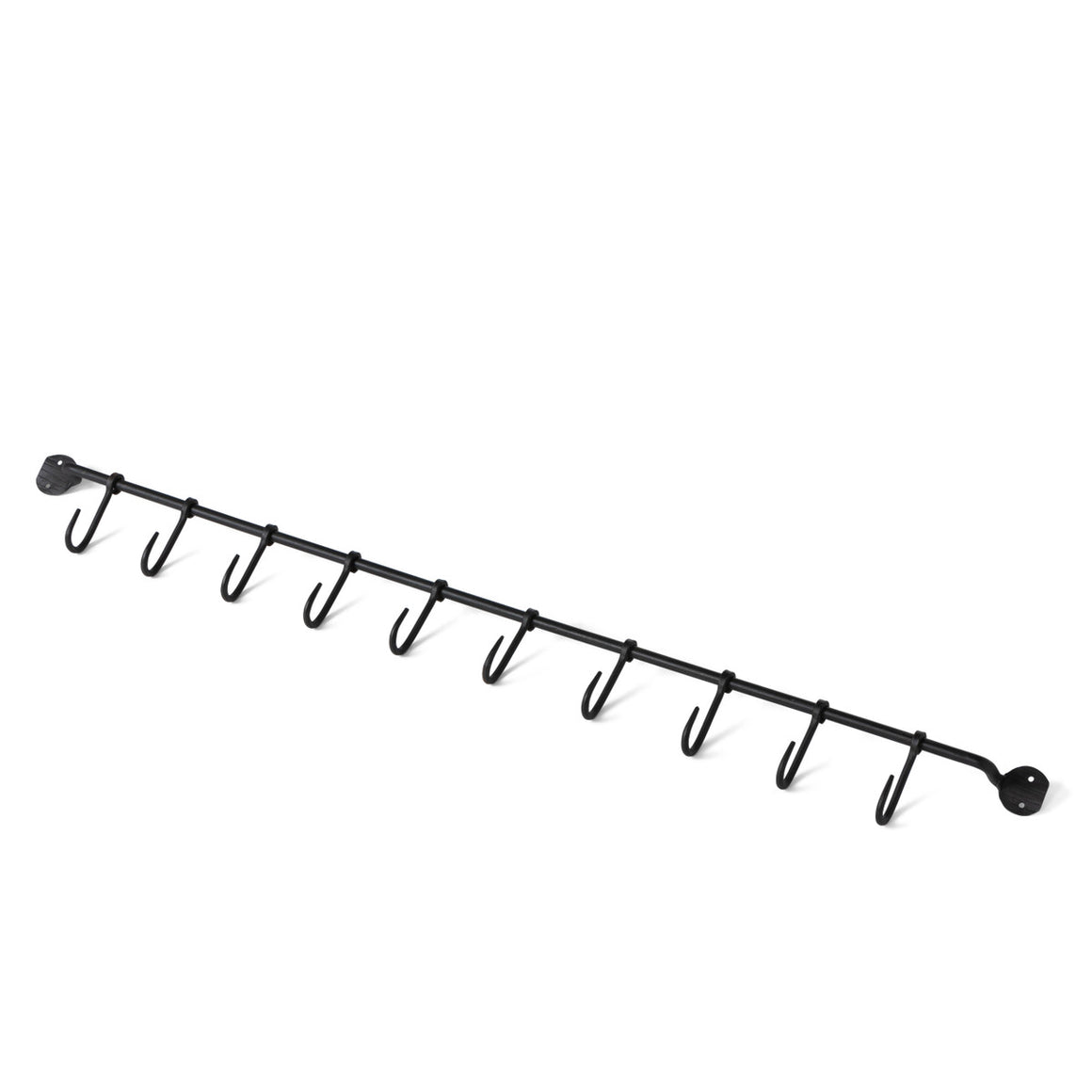 Forged Iron Rack, 10 Hooks