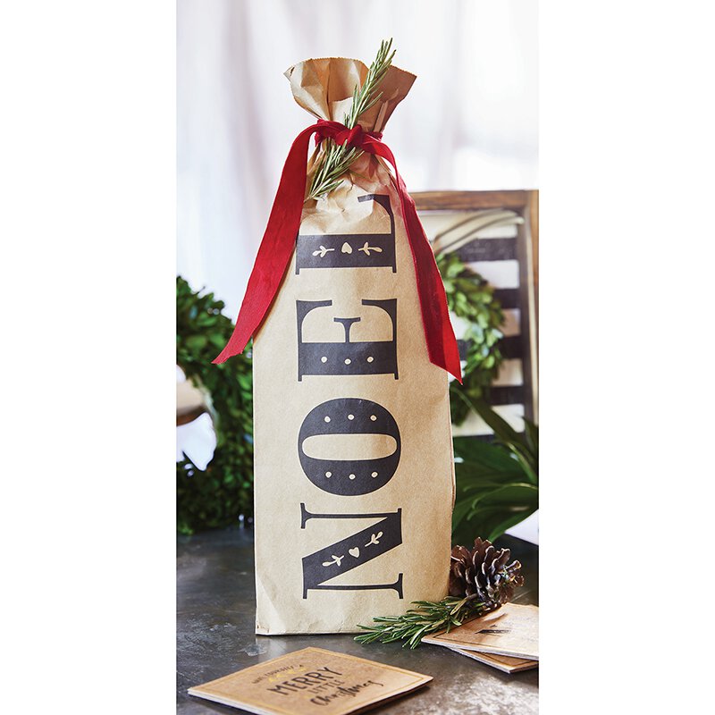 Holiday Wine Bag