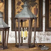 Medium French Farmhouse Lantern Pendant Light