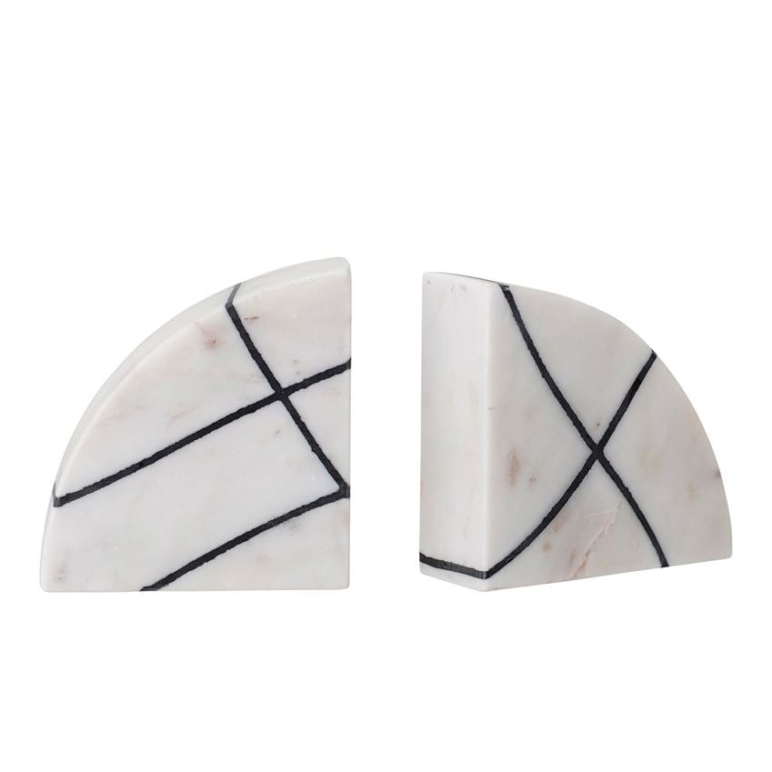 Marble Bookends