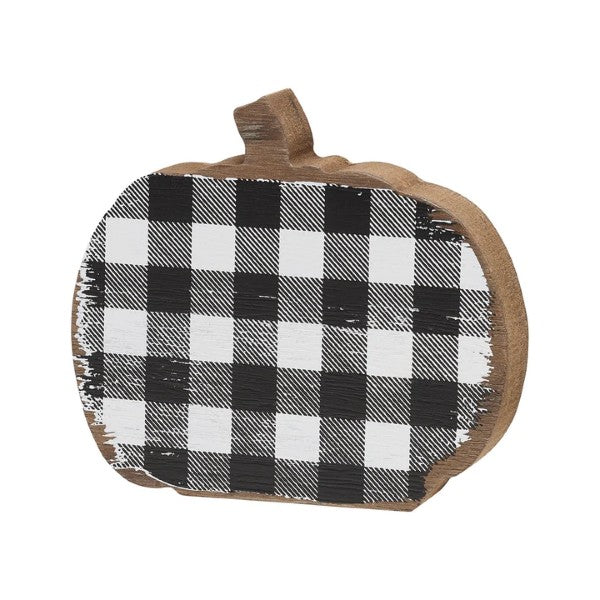 Non-Slip Gingham Chair Pad - Black