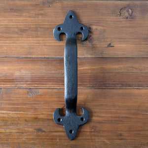 Fleur-di-Lis-Style Iron Handle