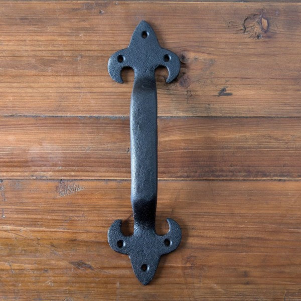 Fleur-di-Lis-Style Iron Handle