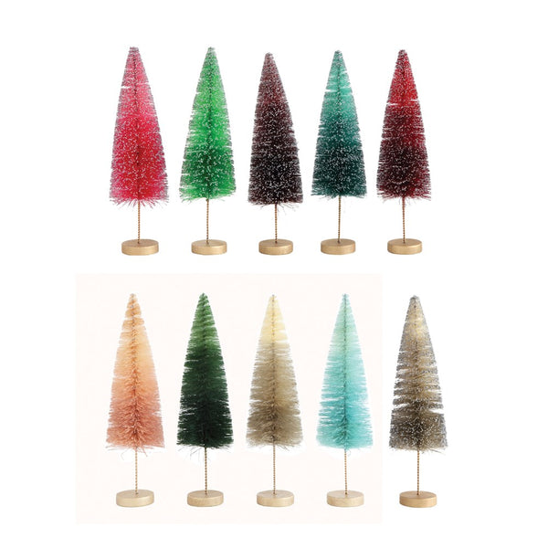 9 Sisal Bottle Brush Tree, Ombre - 5 Color Options – Shop Sweet Lulu